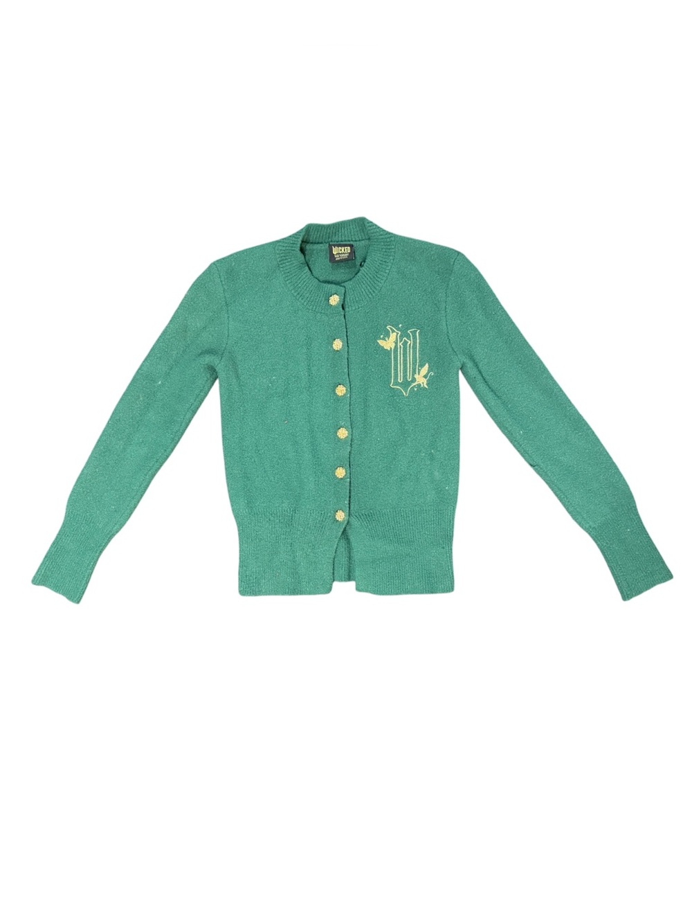 Limited Edition Wicked Elphaba Paul Tazewell x Target Green Cardigan Sweater XXS - Picture 5 of 5